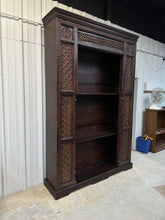 Load image into Gallery viewer, Tall Architectural Repurpose Cabinet Bookcase Shelf