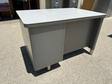 Load image into Gallery viewer, Vintage Metal Office Tanker Desk