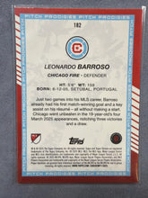 Load image into Gallery viewer, Leonardo Barroso MLS 2025 Topps Chrome Refractor 182