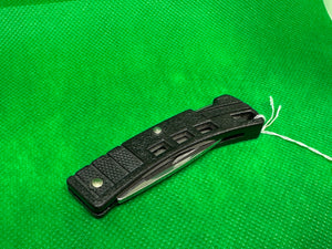 Buck USA Knife 425 Black 2001 Serrated