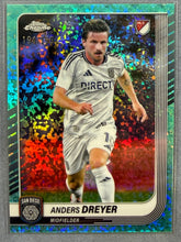 Load image into Gallery viewer, Anders Dreyer 108 MLS 2025 Topps Chrome Aqua Mini Diamonds 194/199