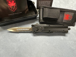 Cobratec Dagger OTF Knife with Case and Sheath