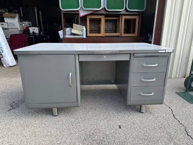 Corry Jamestown Vintage Tanker Office Desk Typewriter Cabinet