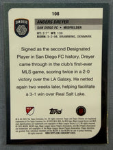 Load image into Gallery viewer, Anders Dreyer 108 MLS 2025 Topps Chrome Aqua Mini Diamonds 194/199