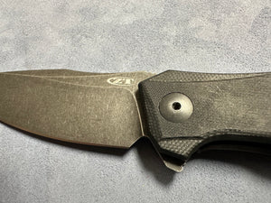 Zero Tolerance ZT 0357BW Folding Knife CPM-20CV BlackWash Spring Assisted