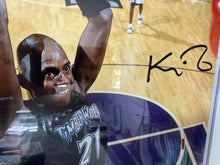 Load image into Gallery viewer, Kevin Garnett Timberwolves Autographed Photo Poster 16x20