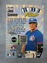 Load image into Gallery viewer, Autographed Jose Canseco RBI Kings Fleer Baseball Card