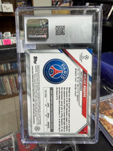 Load image into Gallery viewer, Kylian Mbappe Topps Chrome UEFA Graded Soccer Card CGC 9.5