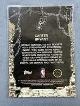 Load image into Gallery viewer, Carter Bryant Rookie Spurs Card Cactus Jack Topps Chrome 74