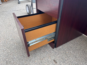 3-Drawer Office Desk with Keyboard Tray