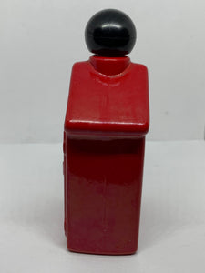 Avon Spicy After Shave Fire Alarm Box Red Glass Bottle Vintage