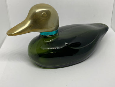 Vintage Avon Spicy After Shave Lotion Mallard Glass Bottle Empty