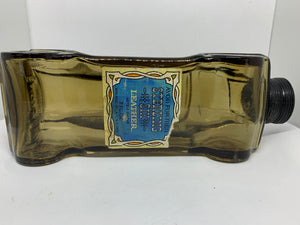 Avon for Men Leather After Shave Bottle Sterling Six Car Vintage Empty