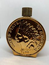 Load image into Gallery viewer, Vintage Avon Indian Head Penny Tribute After Shave Glass Bottle Empty