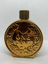 Load image into Gallery viewer, Vintage Avon Indian Head Penny Tribute After Shave Glass Bottle Empty