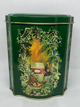 Load image into Gallery viewer, Avon Christmas 1981 Fruit Garden Metal Tin Container Vintage