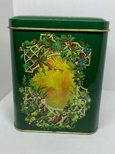 Avon Christmas 1981 Fruit Garden Metal Tin Container Vintage