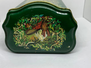 Avon Christmas 1981 Fruit Garden Metal Tin Container Vintage