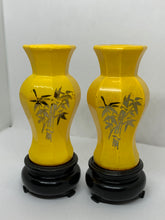 Load image into Gallery viewer, 2 Avon Cologne Yellow Asian Bamboo Collectible Bottles Vintage Empty