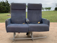 Load image into Gallery viewer, Blue Seats Lockheed Martin L1011 Tristar 500 Chairs Royal Jordanian Airline Airplane