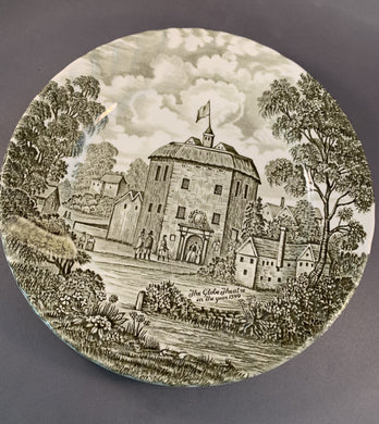 Shakespeare's Country Ridgeway Plate China 8 Inch The Golden Theatre 1599