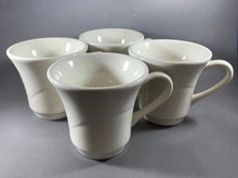 Load image into Gallery viewer, 4 Oneida 0006M White China Espresso Cups Porcelain Coffee Mugs 6oz