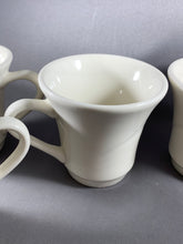 Load image into Gallery viewer, 4 Oneida 0006M White China Espresso Cups Porcelain Coffee Mugs 6oz