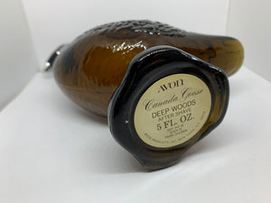 Avon Vintage Canadian Goose Deep Woods After Shave Glass Bottle