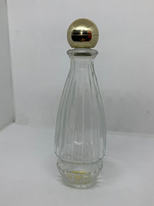 Vintage Avon Striated Bird of Paradise Cologne Glass Bottle Empty