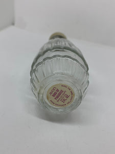 Vintage Avon Striated Bird of Paradise Cologne Glass Bottle Empty