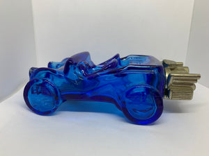 Avon Dune Buggy Sports Rally Bracing Lotion Cologne Bottle Blue Car Vintage