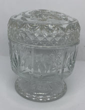 Load image into Gallery viewer, Avon Vintage Crystal Glass Container Candle Holder with Lid