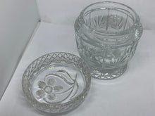 Load image into Gallery viewer, Avon Vintage Crystal Glass Container Candle Holder with Lid