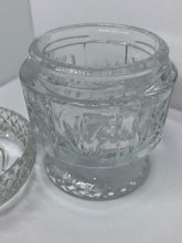 Load image into Gallery viewer, Avon Vintage Crystal Glass Container Candle Holder with Lid