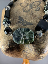 Load image into Gallery viewer, Vintage Necklace Stone &amp; Glass Beads Mock Dzi Batik