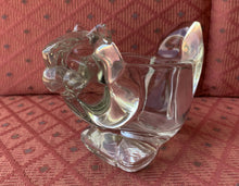 Load image into Gallery viewer, Avon Vintage Crystal Glass Chipmunk Candle Holder