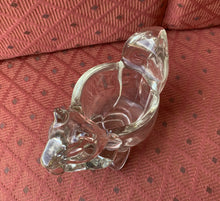 Load image into Gallery viewer, Avon Vintage Crystal Glass Chipmunk Candle Holder