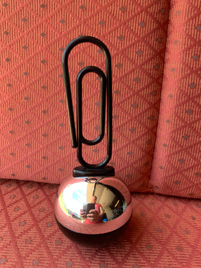 Avon Clint After Shave Paper Clip Ball Bottle Vintage