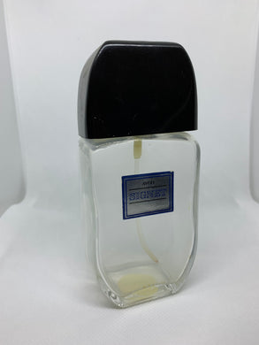 Vintage Avon Signet Cologne Glass Bottle Empty