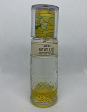 Load image into Gallery viewer, Vintage Avon &#39;Lemon Velvet Cologne Mist Glass Bottle Partially Full