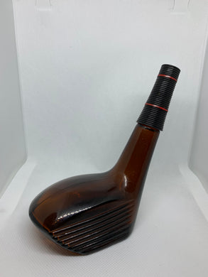 Avon Long Drive Golf Club Head Pre-Shave Lotion Glass Bottle Vintage Empty