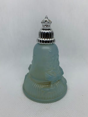 Avon Joyous Bell Charisma Cologne Blue Glass Bottle Vintage