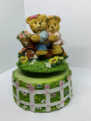 Bears on Motorcycle Music Box 