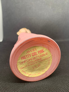 Avon Vintage Bottle Pretty Girl Pink Unforgettable Cologne