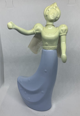 Avon Vintage Bottle Good Fairy Delicate Daisies Cologne Empty