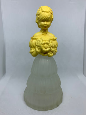 Avon Vintage Bottle Sweet Honesty Woman with Bouquet Cologne Empty