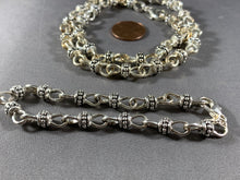 Load image into Gallery viewer, Vintage Premier Designs Silver Tone Chain Necklace 18 Inch Bracelet Set