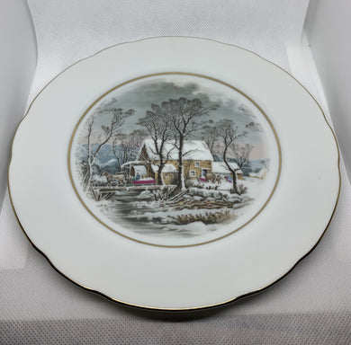 6 Vintage Avon China Plates 8