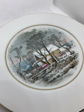 Load image into Gallery viewer, 2 Vintage Avon China Plates 8&quot; Awarded Exclusively to Representatives Watermill 1977