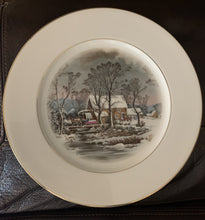 Load image into Gallery viewer, 2 Vintage Avon China Plates 10.5&quot; Fine Porcelain Exclusively Watermill 1981
